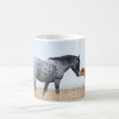 Pryor Mountain Wild Stallion und Fohlenkaffee Tass Kaffeetasse (Mittel)
