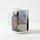 Pryor Mountain Wildes Pferd "Ula" Kaffeetasse (Vorderseite Links)
