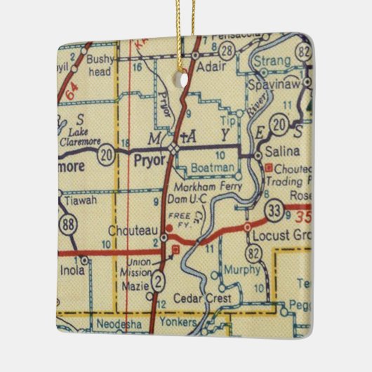 Pryor Oklahoma Keramikornament (Links)