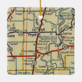 Pryor Oklahoma Keramikornament