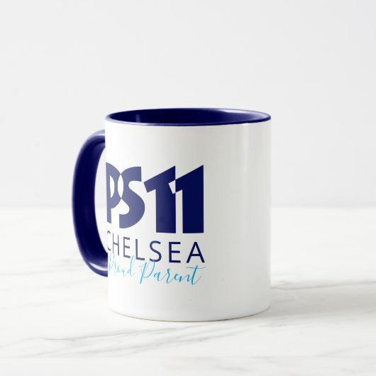 PS11-Logo vollständig anpassbare Farben Tasse (Vorderseite Links)