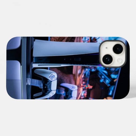 PS5-Inspiriert iPhone-Fall Case-Mate iPhone Hülle (Rückseite (Horizontal))