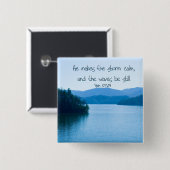 Ps 107:29 Er beruhigt den Sturm Button (Vorne & Hinten)