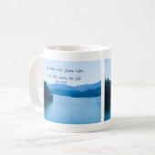 Ps 107:29 Er beruhigt den Sturm Kaffeetasse (Vorderseite Links)