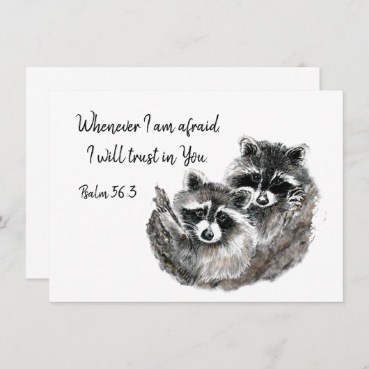 PS 56:3 Wenn ich befürchte, dass ich auf Ihr Zitat (Vorne/Hinten)