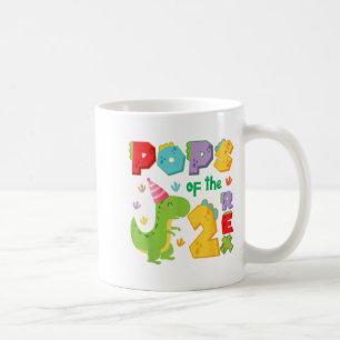 Ps der zwei Rex 2. Geburtstag Junge Dinosaurier T- Kaffeetasse