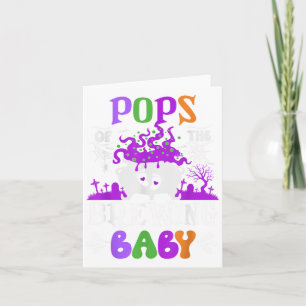 Ps des brauenden Babys Dad To Be Halloween Karte