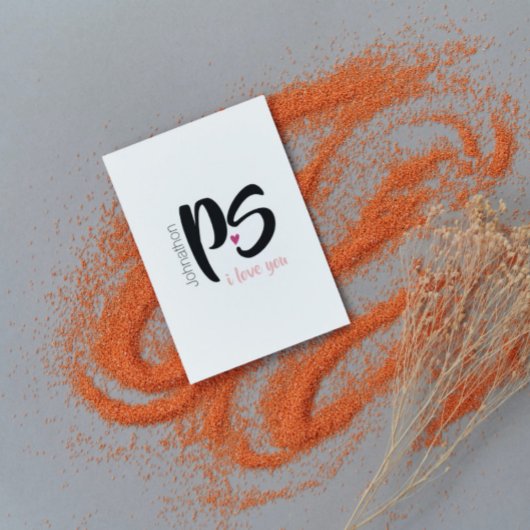 PS. Ich Liebe Sie | Valentinstag Feiertagskarte