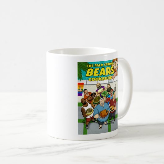 PS-Kochbuch-Bears Kaffee-Tasse Kaffeetasse (VorderseiteRechts)