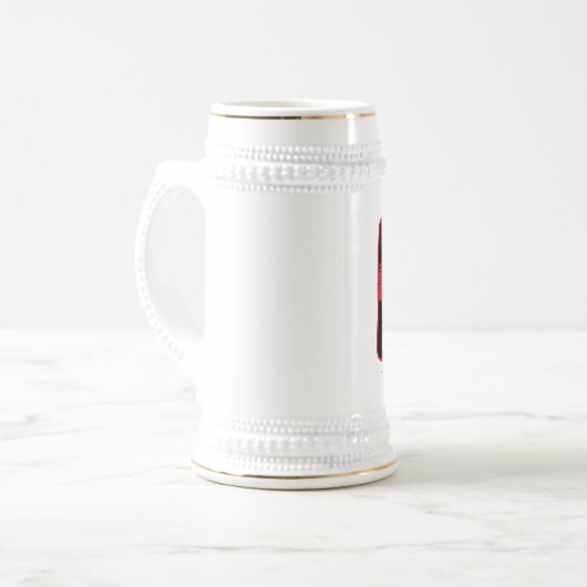 Ps-Nations-Bier Stein Bierglas (Vorderseite Links)