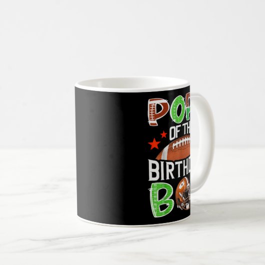 Ps Of The Birthday Boy Game Day Football Lover Kaffeetasse (VorderseiteRechts)