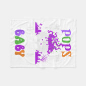 Ps Of The Brewing Baby Dad To Be Halloween Fleecedecke (Vorderseite (Horizontal))