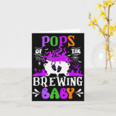 Ps Of The Brewing Baby Dad To Be Halloween Karte (Gelbe Blume)