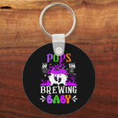 Ps Of The Brewing Baby Dad To Be Halloween  Schlüsselanhänger (Vorderseite)