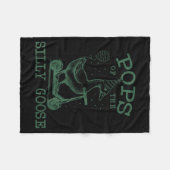Ps Of The Silly Goose First Birthday Family Matchi Fleecedecke (Vorderseite (Horizontal))