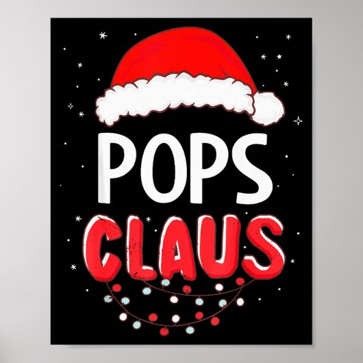 Ps Santa Claus Christmas Matching Costume Poster (Vorne)