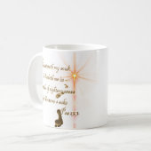 PSA 23.3 Der Herr ist mein Schäfer Kaffee Tasse (Vorderseite Links)