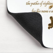 Psa 23.3 Der Herr ist mein Schäfer Mousepad (Ecke)