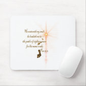 Psa 23.3 Der Herr ist mein Schäfer Mousepad (Mit Mouse)