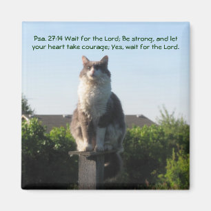 Psa. 27:14 Wartezeit für den Lord Magnet
