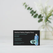 PSA für medizinische Sicherheit Visitenkarte (Stehend Vorderseite)