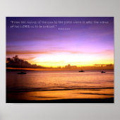 Psalm113:3 Poster (Vorne)