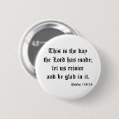 Psalm118: 24 button (Vorne & Hinten)