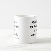 Psalm118: 24 kaffeetasse (Mittel)