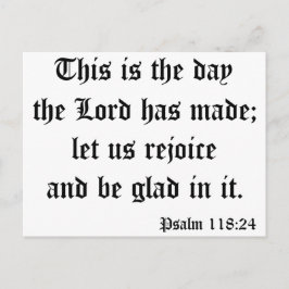 Psalm118:24 Postkarte