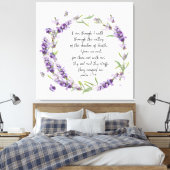 Psalm23:4 Leinwand (Insitu (Schlafzimmer))