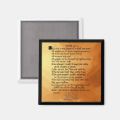 Psalm23 Magnet (Vorderseite/Rückseite)