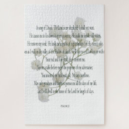 Psalm23, Weiße Blume, schwieriges Puzzle