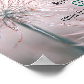 Psalm 100:1-2 Mach dem Herrn ein fröhliches Geräus Poster (Ecke)