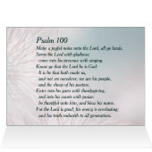 Psalm 100:1 Ein fröhliches Geräusch für die Lord C (Innenansicht Horizontal (Oben))