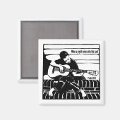 Psalm 100:1 magnet (Vorderseite/Rückseite)