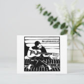 Psalm 100:1 postkarte (Stehend Vorderseite)