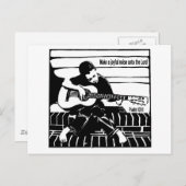 Psalm 100:1 postkarte (Vorne/Hinten)