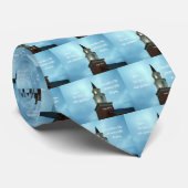 Psalm 100:2 Serbe dem Herrn mit Freude ... Krawatte (Gerollt)