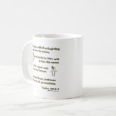 Psalm-100:4 - 5 kaffeetasse (Vorderseite Links)