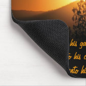 Psalm-100:4 nehmen an seinen Toren des Erntedanks Mousepad (Ecke)