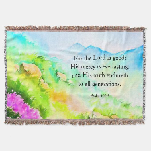 Psalm 100:5 decke (Vorderseite)