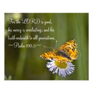 Psalm 100:5 fotodruck
