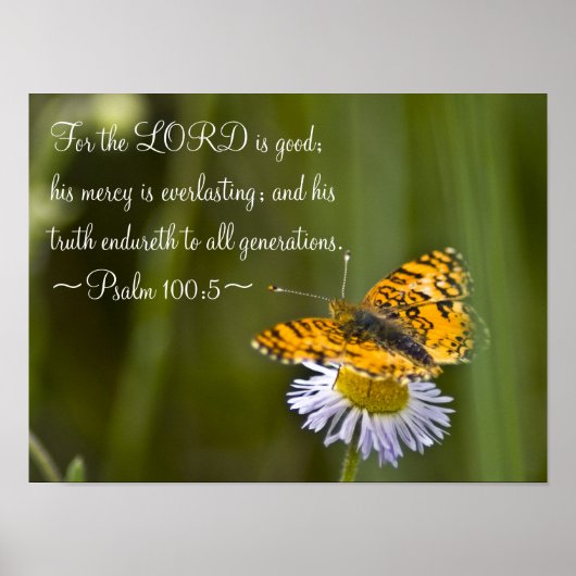 Psalm 100:5 poster (Vorne)