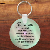 Psalm 100:5 schlüsselanhänger (Vorderseite)