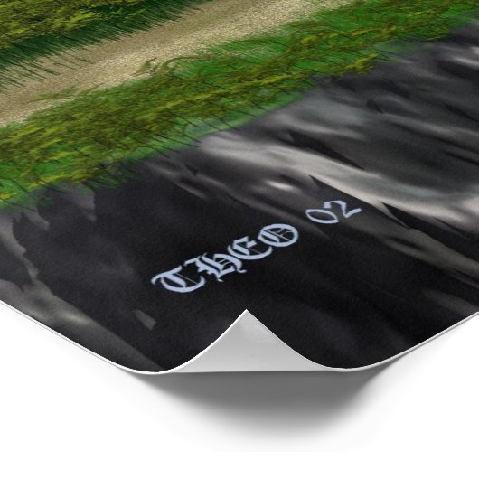 Psalm 100 (breitgefächerte Fassung) Poster (Ecke)