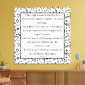 Psalm 100 leinwanddruck (Insitu (Wohnzimmer))