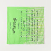 Psalm 100 wandteppich (Vorderseite (Horizontal))