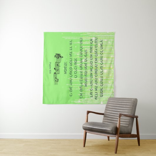 Psalm 100 wandteppich (Beispiel (Horizontal))