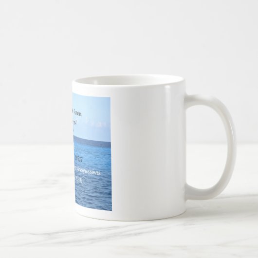 Psalm 103:12 kaffeetasse (Rechts)