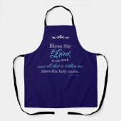 Psalm 103:1 Bible Verse Custom Christian Apron Schürze (Vorderseite)